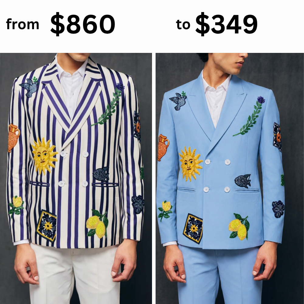 Case Study | From an $860 Designer Reference to a $349 Custom Suit